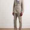 Slim-Fit Shawl-Collar Double-Breasted Cotton-Velvet Tuxedo Jacket - OU Slim-Fit Shawl-Collar Double-Breasted Cotton-Velvet Tuxedo Jacket - OU