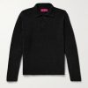 Brushed-Cashmere Polo Shirt Brushed-Cashmere Polo Shirt