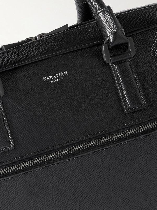 Evoluzione Cross-Grain Leather Briefcase - CU Evoluzione Cross-Grain Leather Briefcase - CU