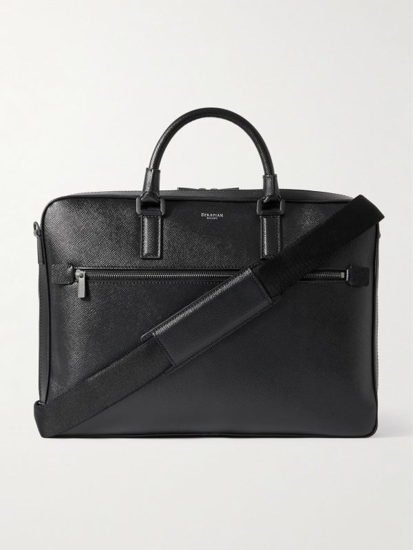Evoluzione Cross-Grain Leather Briefcase Evoluzione Cross-Grain Leather Briefcase