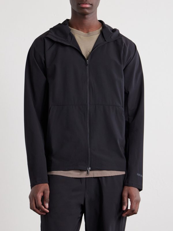 Pace Breaker Recycled-Nylon and Lycra®-Blend Hooded Jacket - FR
