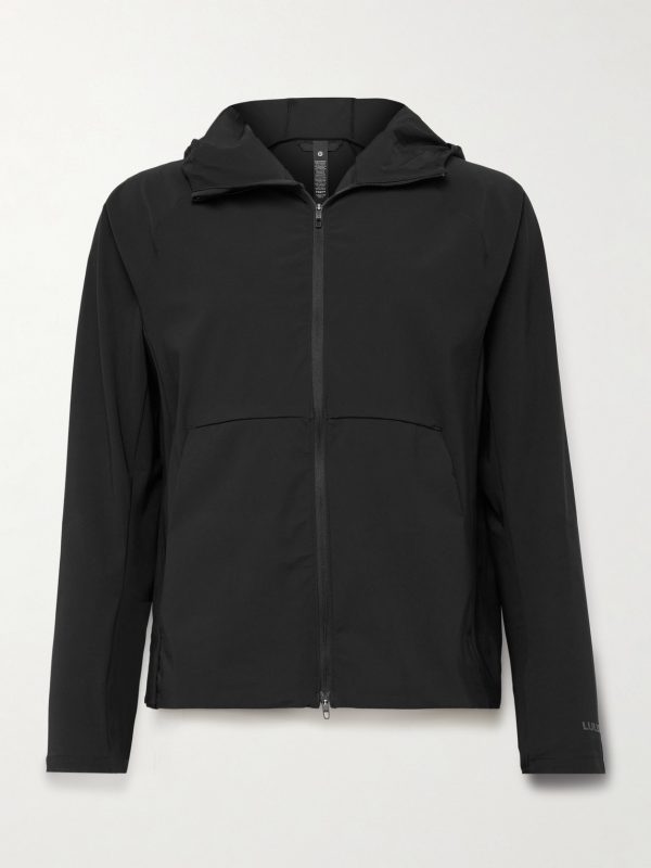 Pace Breaker Recycled-Nylon and Lycra®-Blend Hooded Jacket