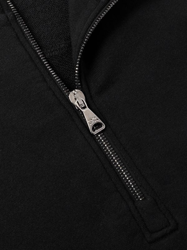 Cotton and Modal-Blend Jersey Half-Zip Sweatshirt - CU Cotton and Modal-Blend Jersey Half-Zip Sweatshirt - CU