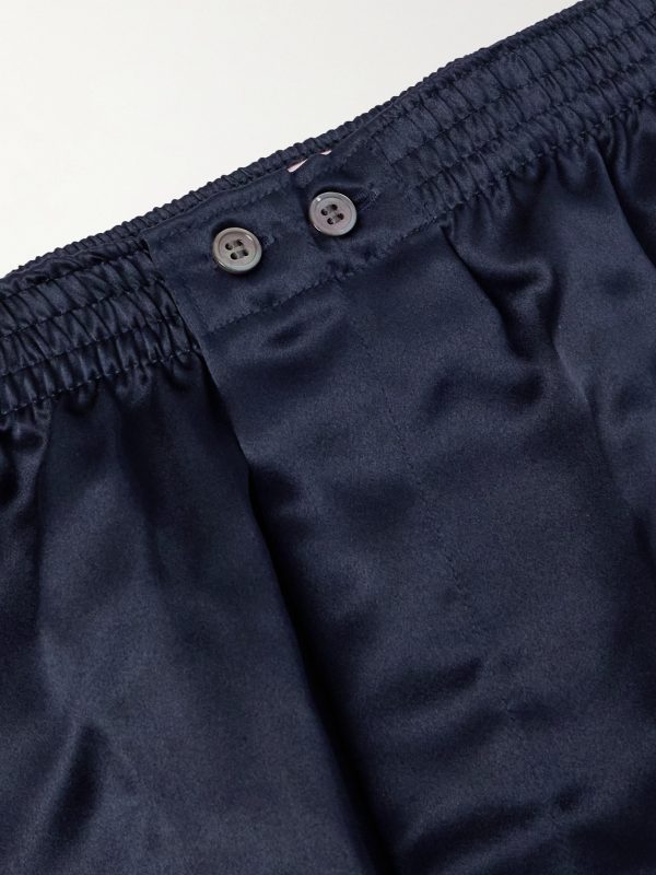 Bailey Silk-Satin Boxer Shorts - CU