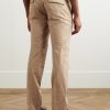 Slim-Fit Straight-Leg Pleated Cotton Trousers - BK Slim-Fit Straight-Leg Pleated Cotton Trousers - BK