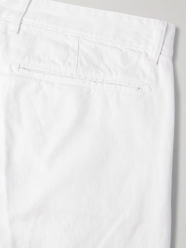 Winch2 Slim-Fit Straight-Leg Cotton and Linen-Blend Trousers - CU Winch2 Slim-Fit Straight-Leg Cotton and Linen-Blend Trousers - CU