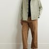 Florida Camp-Collar Stretch-Cotton Twill Overshirt - OU Florida Camp-Collar Stretch-Cotton Twill Overshirt - OU