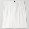 Cliff Straight-Leg Pleated Linen Bermuda Shorts Cliff Straight-Leg Pleated Linen Bermuda Shorts