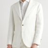 Slim-Fit Cotton-Twill Suit Jacket - FR Slim-Fit Cotton-Twill Suit Jacket - FR