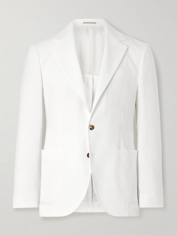 Slim-Fit Cotton-Twill Suit Jacket Slim-Fit Cotton-Twill Suit Jacket