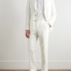 Slim-Fit Cotton-Twill Suit Jacket - OU Slim-Fit Cotton-Twill Suit Jacket - OU