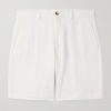 Straight-Leg Herringbone Cotton and Linen-Blend Bermuda Shorts