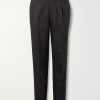 Slim-Fit Pleated Linen Suit Trousers Slim-Fit Pleated Linen Suit Trousers