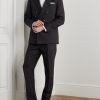 Slim-Fit Pleated Linen Suit Trousers - OU Slim-Fit Pleated Linen Suit Trousers - OU
