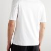 Mock-Neck Cotton-Jersey T-Shirt - BK