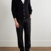 Mock-Neck Cotton-Jersey T-Shirt - OU