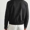 Cotton-Blend Twill Bomber Jacket - BK Cotton-Blend Twill Bomber Jacket - BK