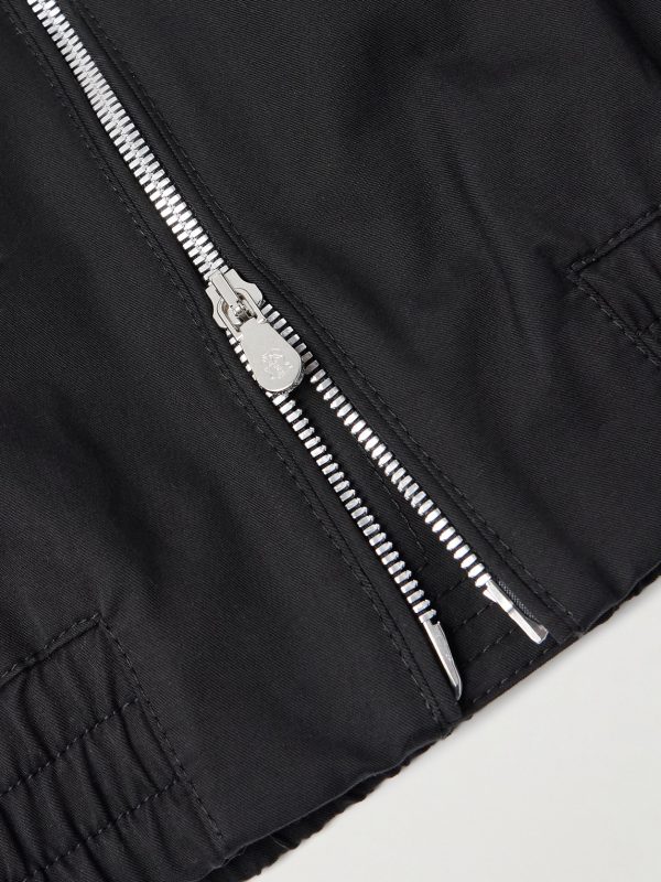 Cotton-Blend Twill Bomber Jacket - E1 Cotton-Blend Twill Bomber Jacket - E1