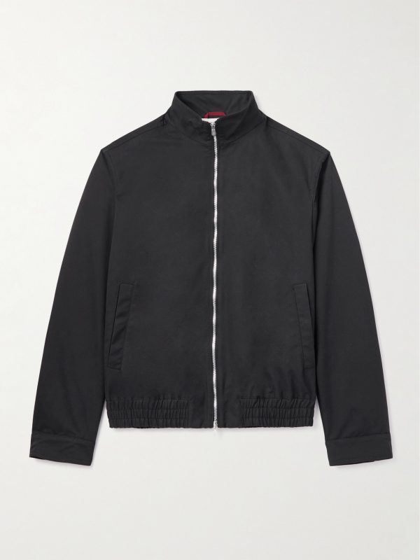 Cotton-Blend Twill Bomber Jacket Cotton-Blend Twill Bomber Jacket