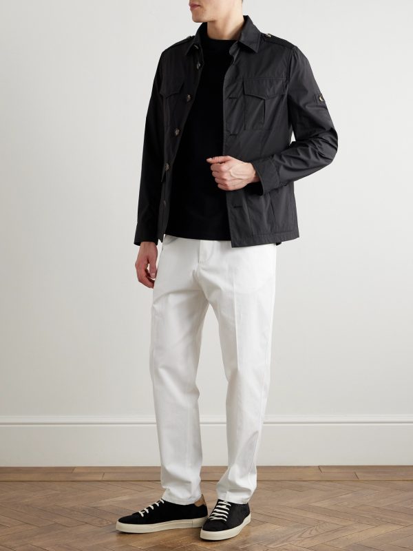 Cotton-Blend Field Jacket - OU Cotton-Blend Field Jacket - OU