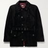Belted Suede Field Jacket Belted Suede Field Jacket