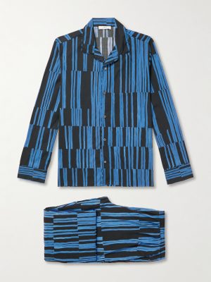 Striped Cotton Pyjama Set Striped Cotton Pyjama Set