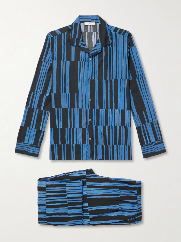 Striped Cotton Pyjama Set Striped Cotton Pyjama Set