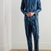 Striped Cotton Pyjama Set - OU Striped Cotton Pyjama Set - OU