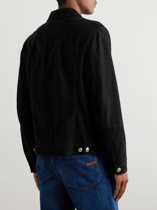 Nubuck Trucker Jacket - BK