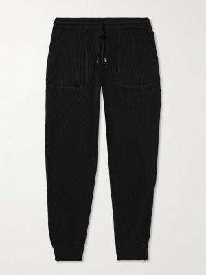 Ribbed Cotton Sweatpants Ribbed Cotton Sweatpants