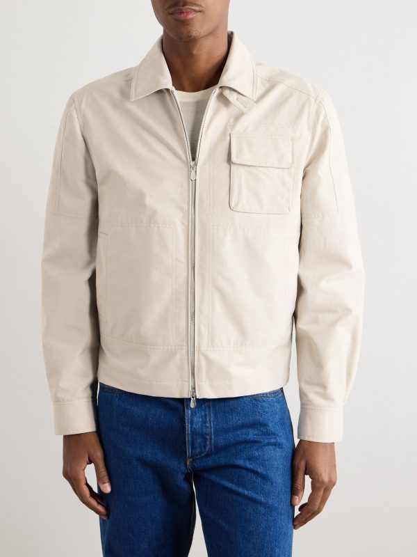 Cotton-Blend Twill Jacket - FR