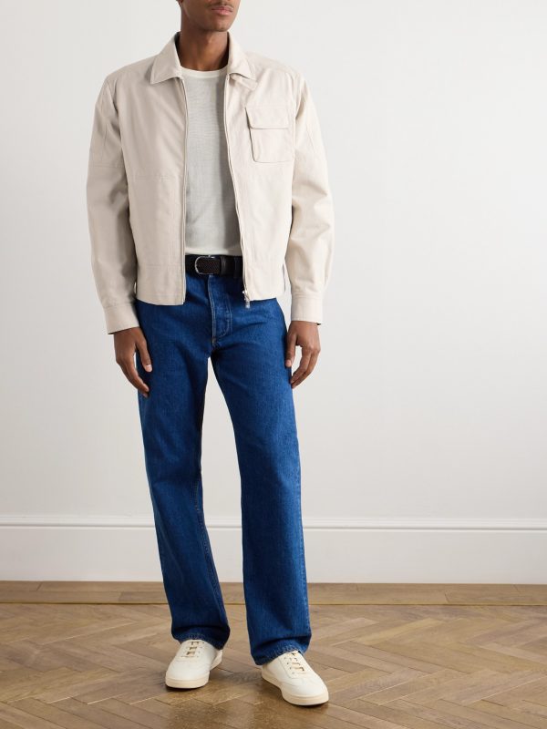 Cotton-Blend Twill Jacket - OU