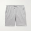 Straight-Leg Cotton-Blend Jersey Drawstring Shorts Straight-Leg Cotton-Blend Jersey Drawstring Shorts