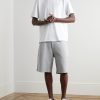 Straight-Leg Cotton-Blend Jersey Drawstring Shorts - OU Straight-Leg Cotton-Blend Jersey Drawstring Shorts - OU