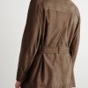 Belted Suede Field Jacket - BK Belted Suede Field Jacket - BK
