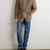 Belted Suede Field Jacket - OU Belted Suede Field Jacket - OU