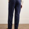 Slim-Fit Pleated Linen Suit Trousers - BK Slim-Fit Pleated Linen Suit Trousers - BK