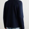 Cotton and Silk-Blend Henley T-Shirt - BK