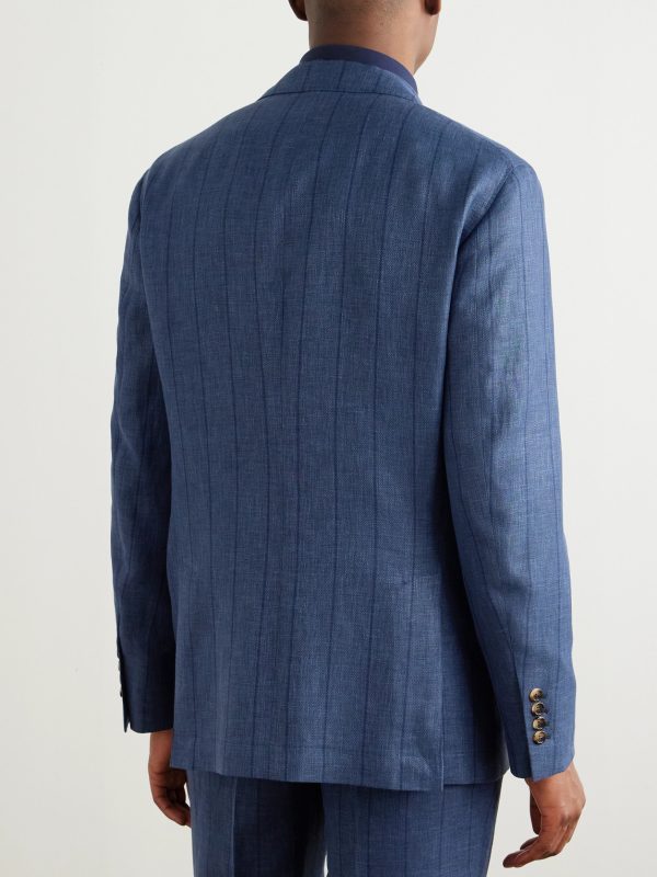 Wool, Linen and Silk-Blend Suit Jacket - BK Wool, Linen and Silk-Blend Suit Jacket - BK