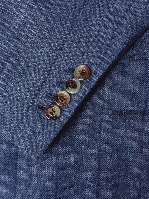 Wool, Linen and Silk-Blend Suit Jacket - CU Wool, Linen and Silk-Blend Suit Jacket - CU