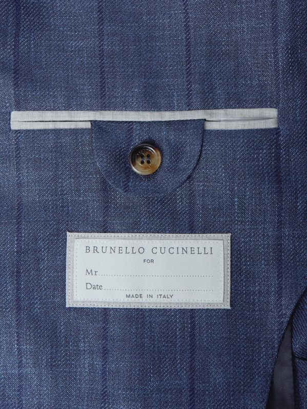 Wool, Linen and Silk-Blend Suit Jacket - E1 Wool, Linen and Silk-Blend Suit Jacket - E1