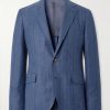 Wool, Linen and Silk-Blend Suit Jacket Wool, Linen and Silk-Blend Suit Jacket