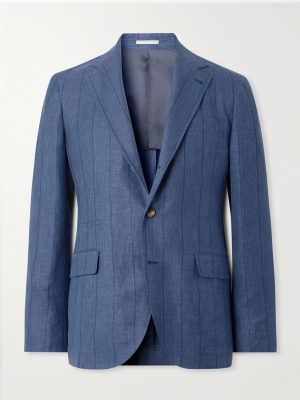 Wool, Linen and Silk-Blend Suit Jacket Wool, Linen and Silk-Blend Suit Jacket