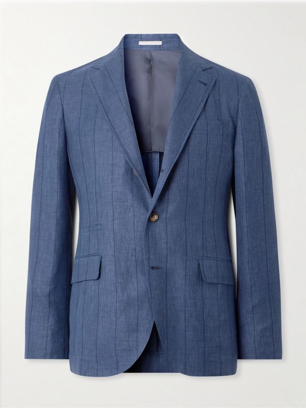Wool, Linen and Silk-Blend Suit Jacket Wool, Linen and Silk-Blend Suit Jacket