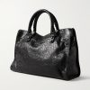 Le City Medium Arena Textured-Leather Tote Bag - BK