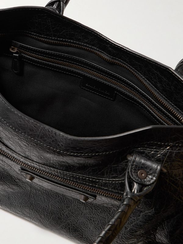 Le City Medium Arena Textured-Leather Tote Bag - E1
