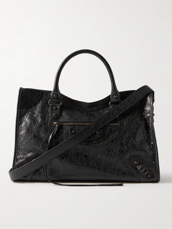 Le City Medium Arena Textured-Leather Tote Bag