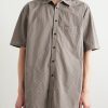 Logo-Appliquéd Checked Cotton-Poplin Shirt - FR Logo-Appliquéd Checked Cotton-Poplin Shirt - FR