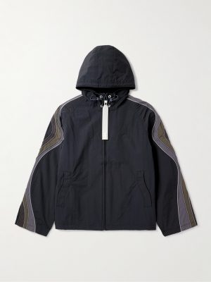 Ufo Striped Shell Hooded Jacket Ufo Striped Shell Hooded Jacket