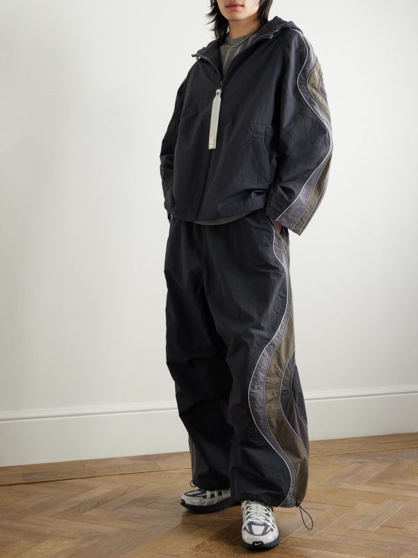 Ufo Striped Shell Hooded Jacket - OU